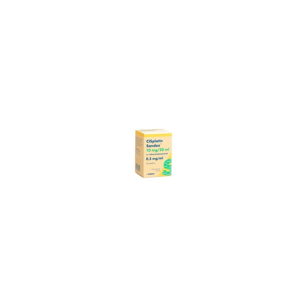 CISPLATIN Sandoz 10 mg/20ml Durchstf 20 ml