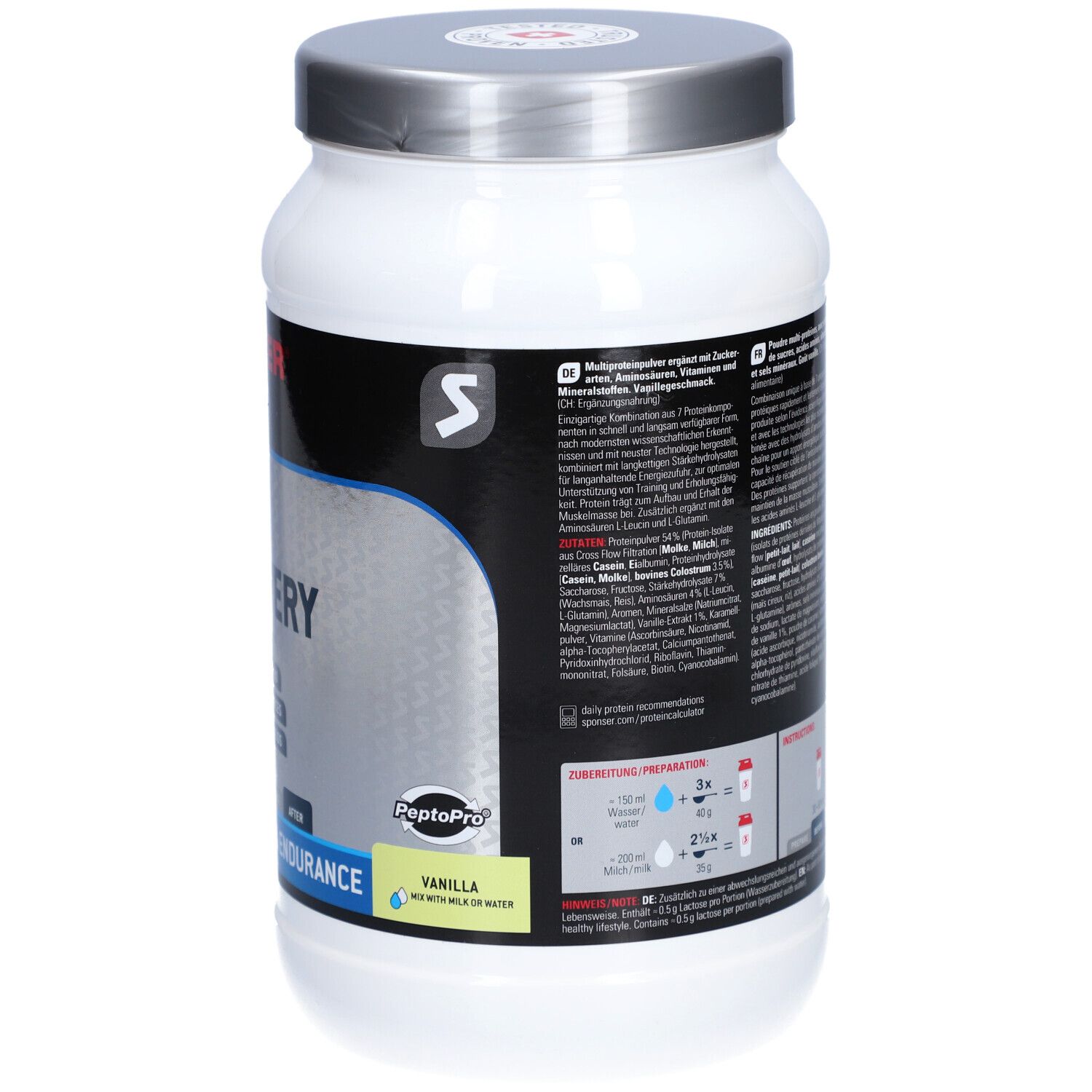 Sponser Pro Recovery Drink Vanille