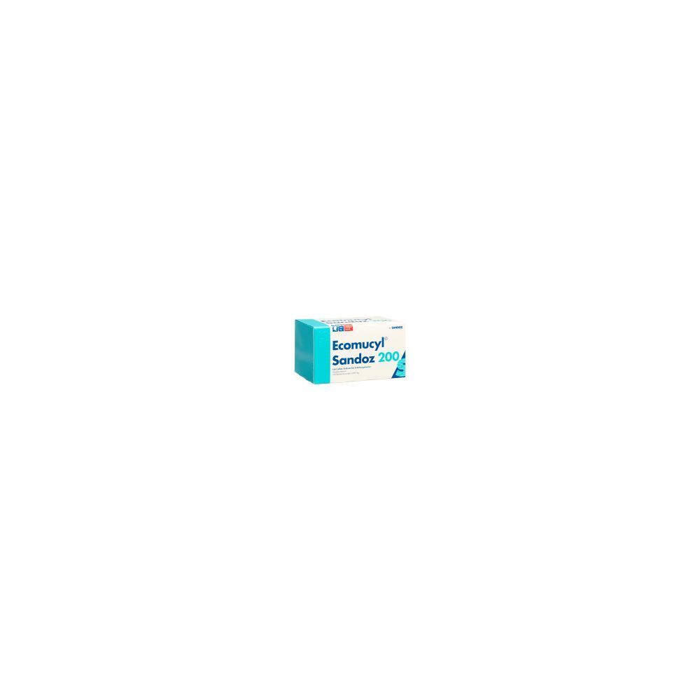 ECOMUCYL Sandoz Gran 200 mg Btl 100 Stk