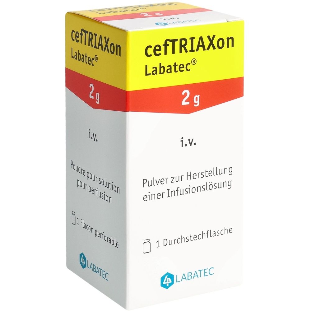 Labatec Injection CEFTRIAXON Labatec Trockensub 2 g Durchstf - Redcare Apotheke