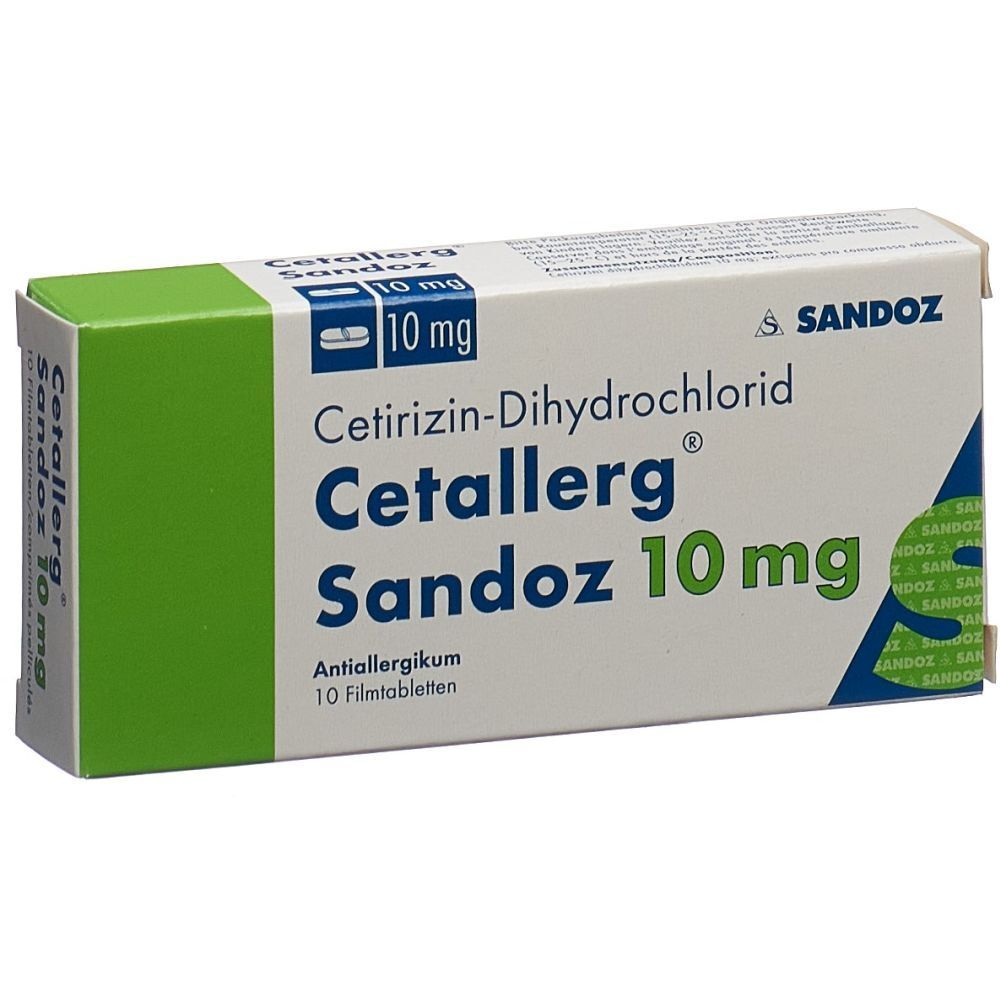 CETALLERG Sandoz Filmtabl 10 mg 10 Stk