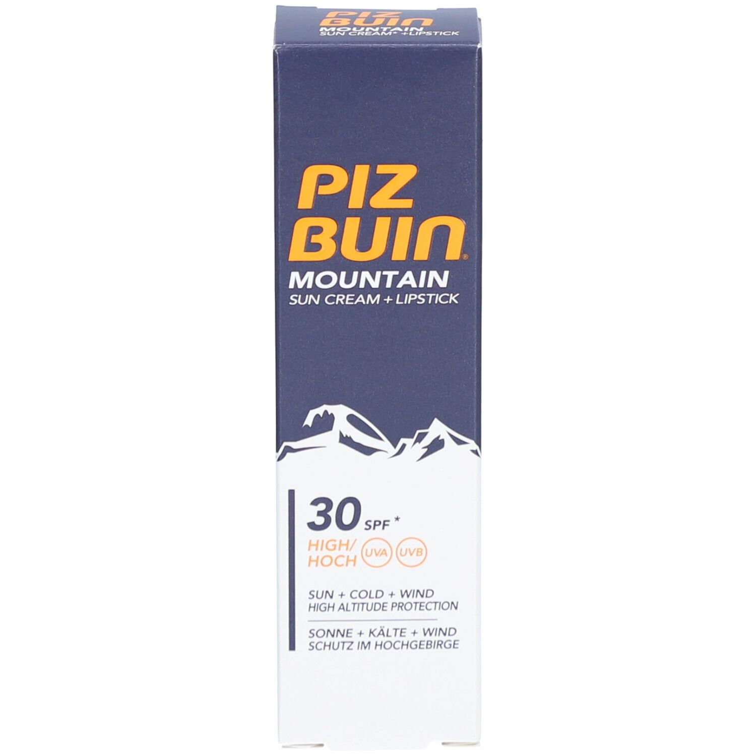 PIZ BUIN® ​MOUNTAIN Crème Solaire + Stick Lèvres SPF30