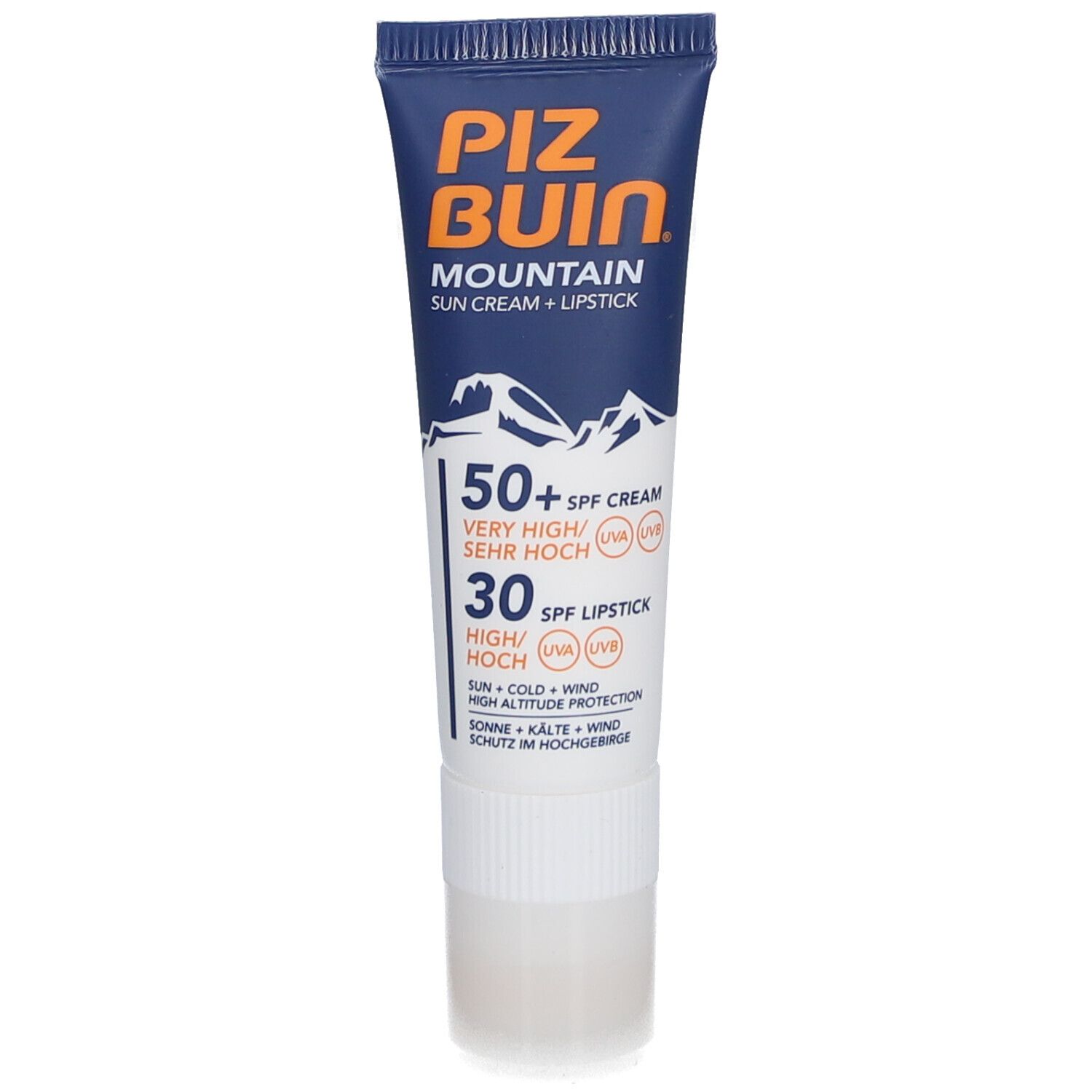 Piz Buin® ​MOUNTAIN Crème Solaire + Stick Lèvres SPF50+