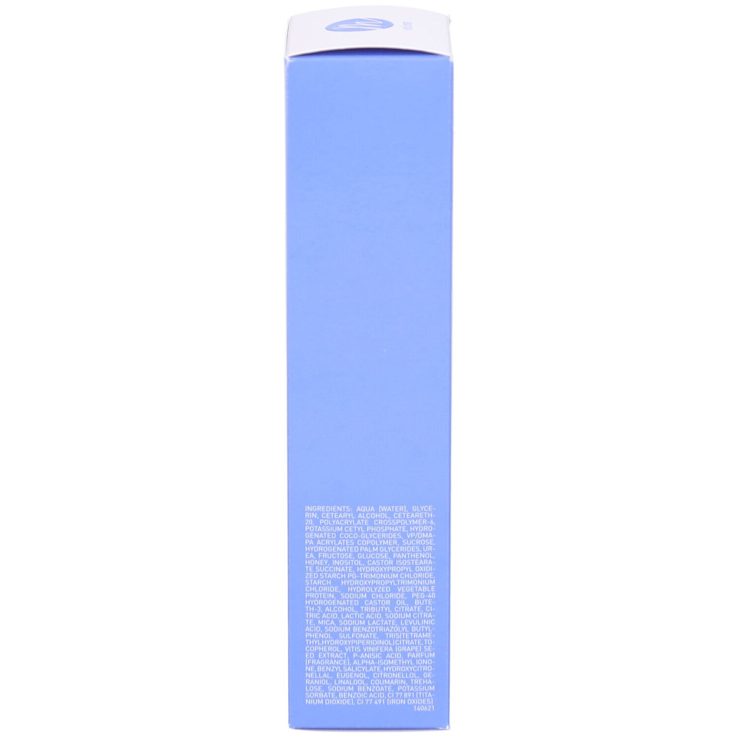 Dos de l'emballage Marlies Möller Volume Conditioner. Texte multilingue.