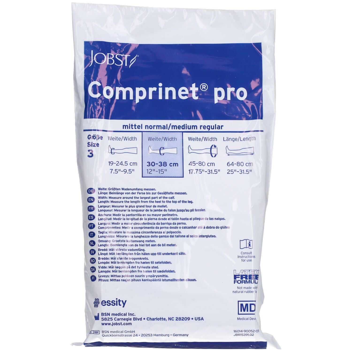 COMPRINET pro Thromboseprophylaxe-Strümpfe Oberschenkellang Gr. 3 – 2 Stück