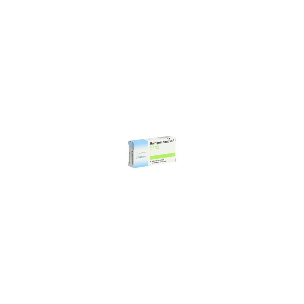 RAMIPRIL Zentiva Tabl 2.5 mg 20 Stk