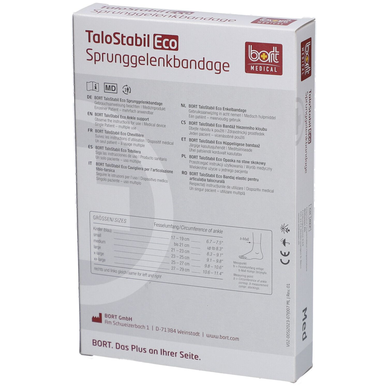 Bort TaloStabil Eco Sprunggelenkbandage, 1 Stk