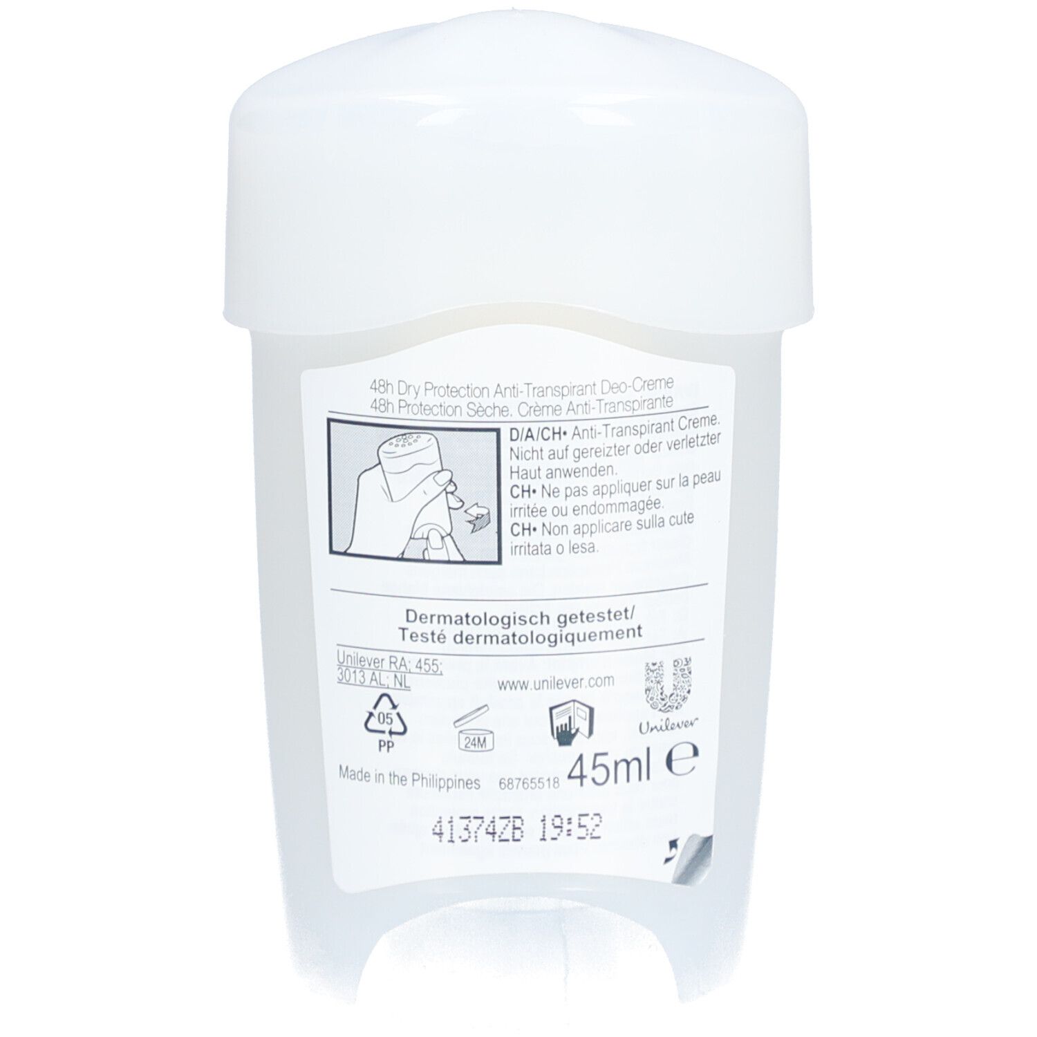 Rexona Maximum Protection Clean Scent Deodorant Roll-On 96H
