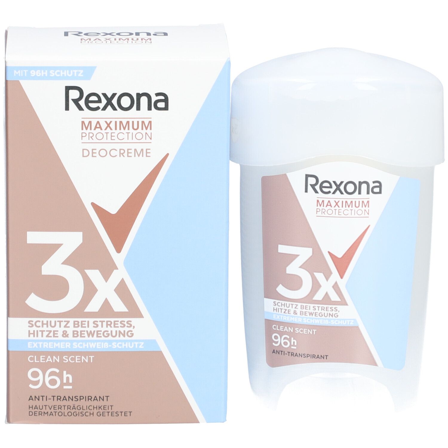 Rexona Maximum Protection Clean Scent Deodorant Roll-On 96H