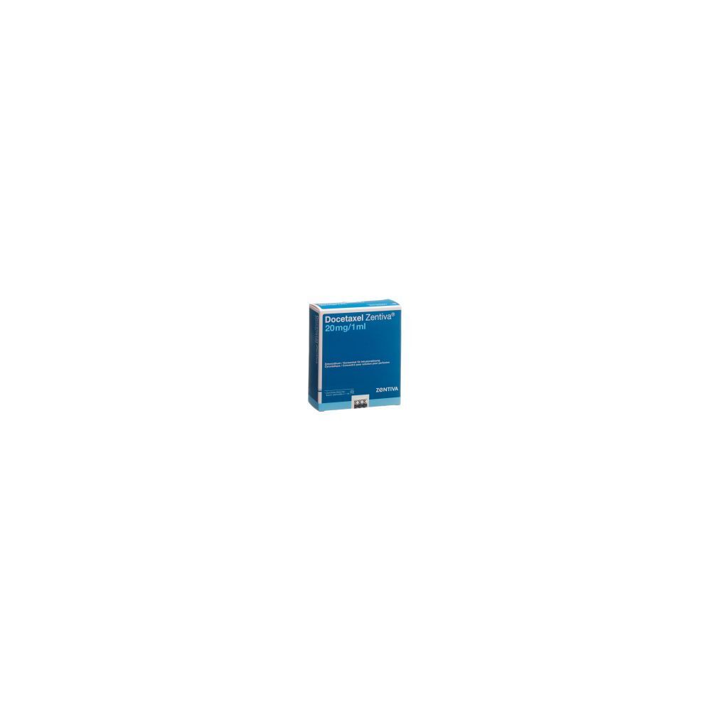 DOCETAXEL Zentiva Inf Konz 20 mg/1ml Durchstf