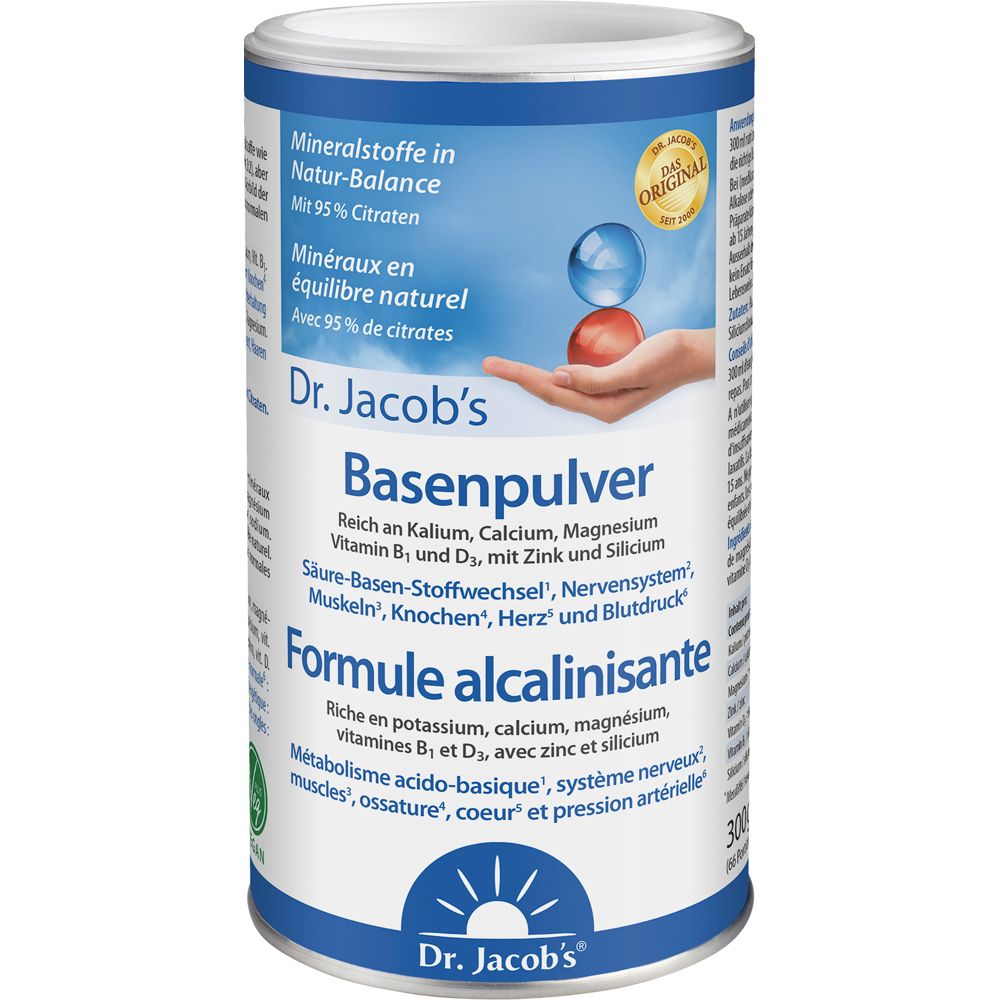 Dr. Jacob's Basenpulver Original Basen-Citrat-Mineralstoffe