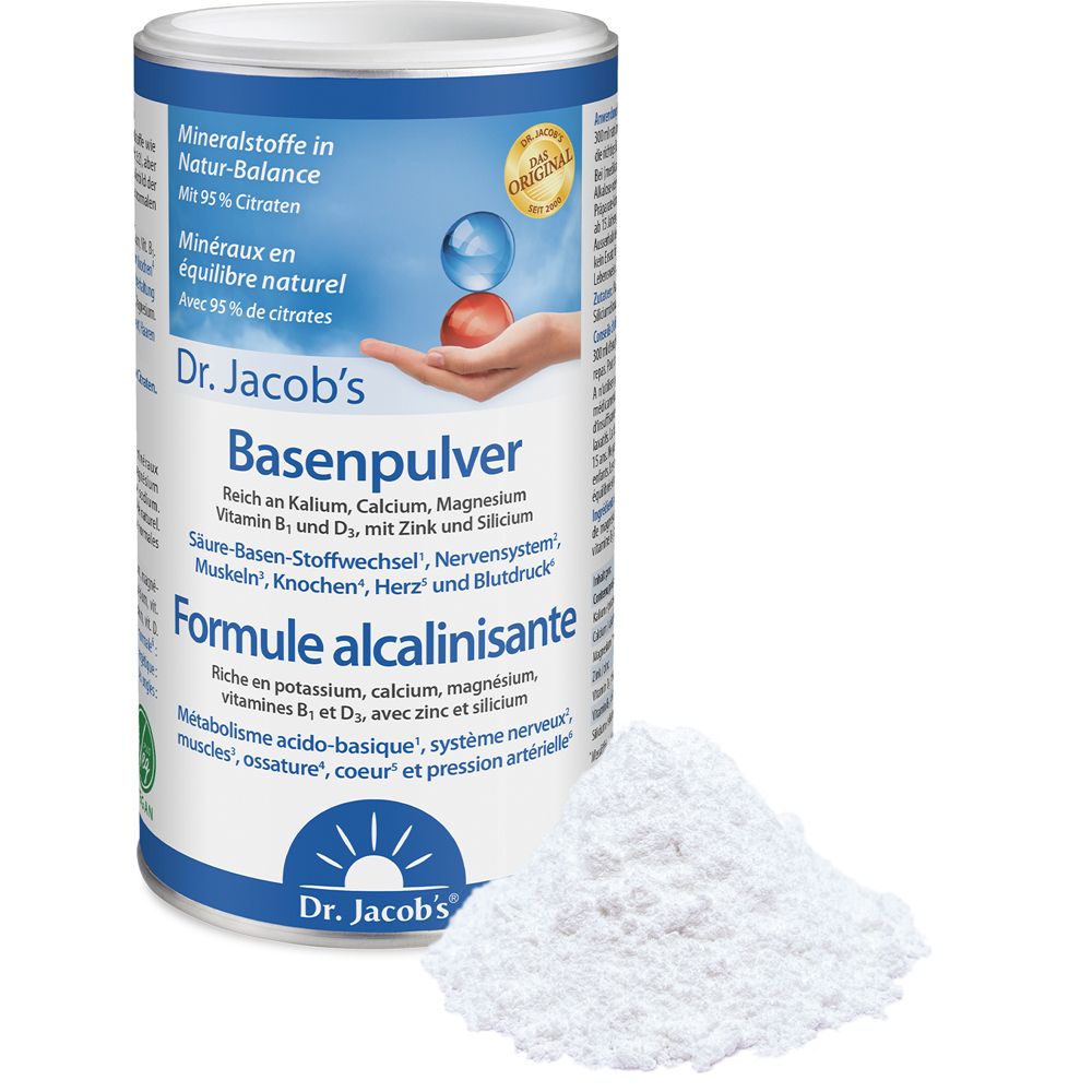 Dr. Jacob's Basenpulver Original Basen-Citrat-Mineralstoffe