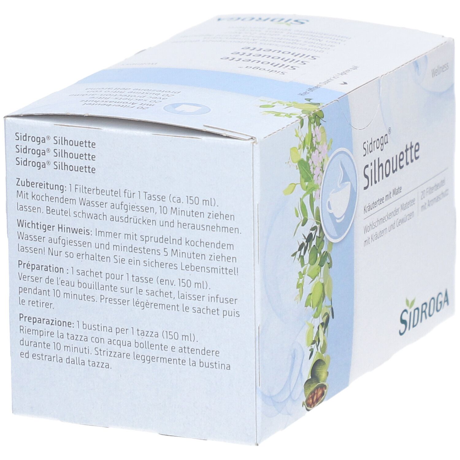 SIDROGA Wellness Silhouette 20 Btl 2 g