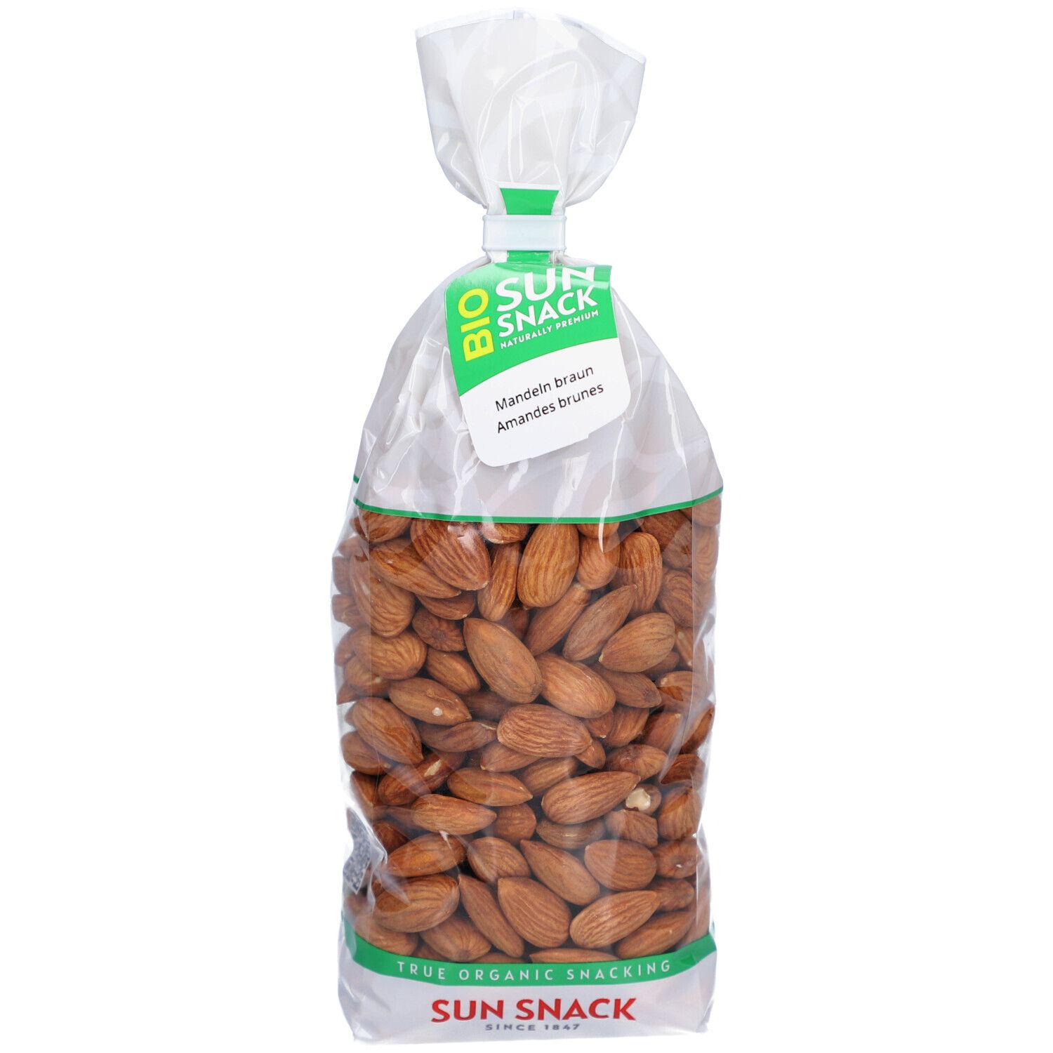 ORGANIC SUN SNACK Braune Bio-Mandeln