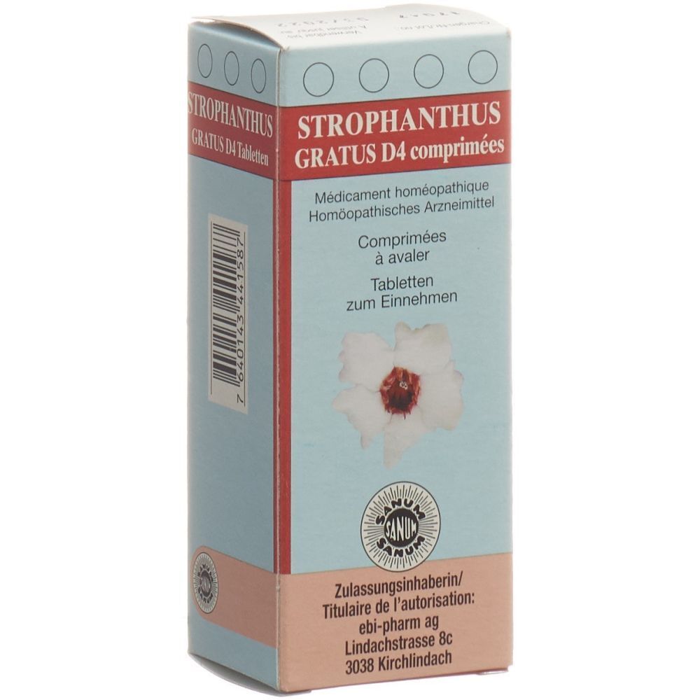 STROPHANTUS GRATUS Tabl D 4 80 Stk