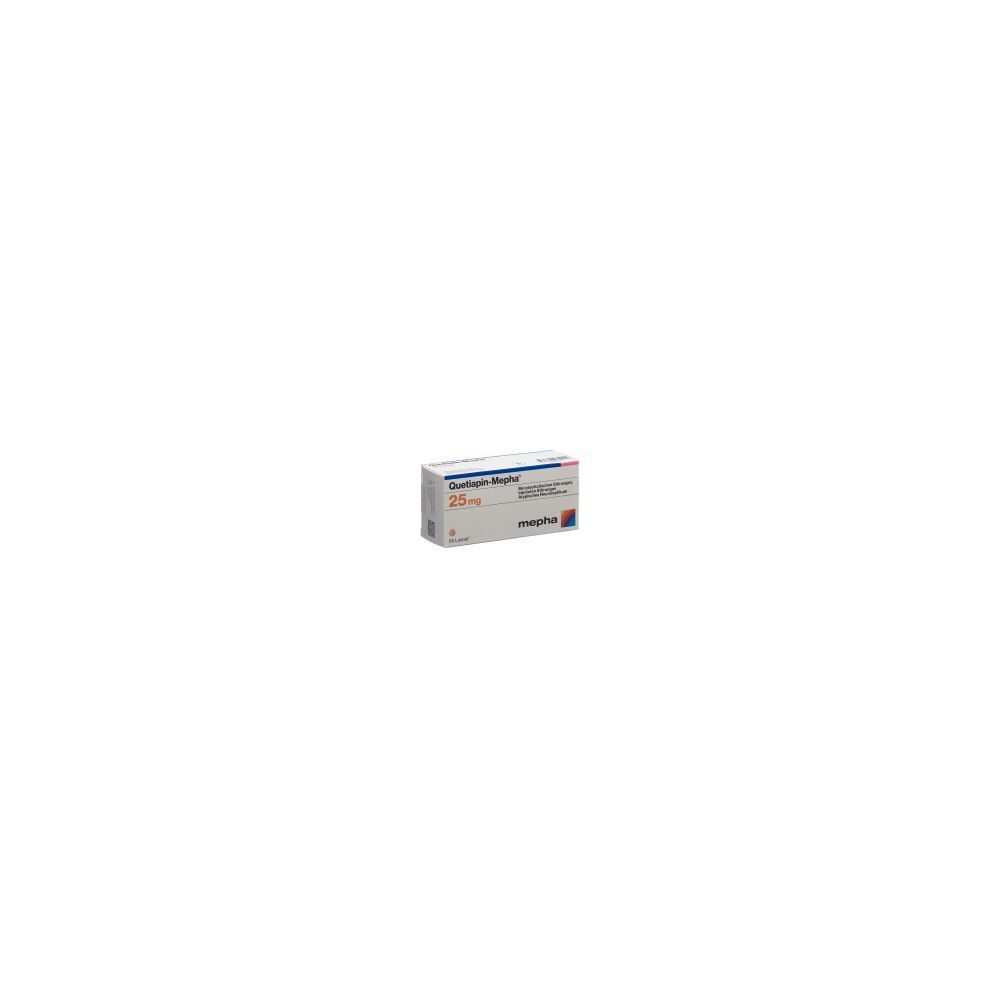 QUETIAPIN Mepha Filmtabl 25 mg 60 Stk