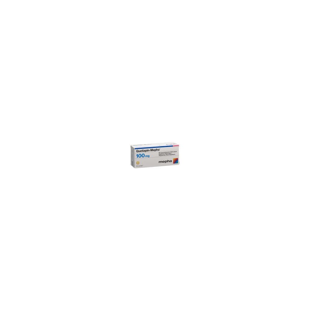 QUETIAPIN Mepha Filmtabl 100 mg 60 Stk