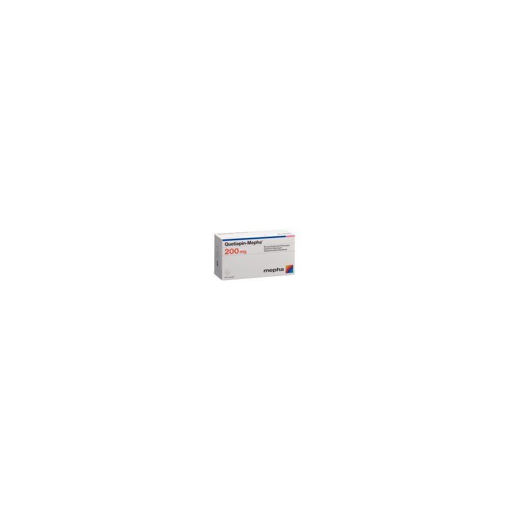 QUETIAPIN Mepha Filmtabl 200 mg 60 Stk