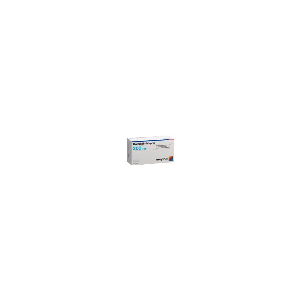 QUETIAPIN Mepha Filmtabl 300 mg 60 Stk