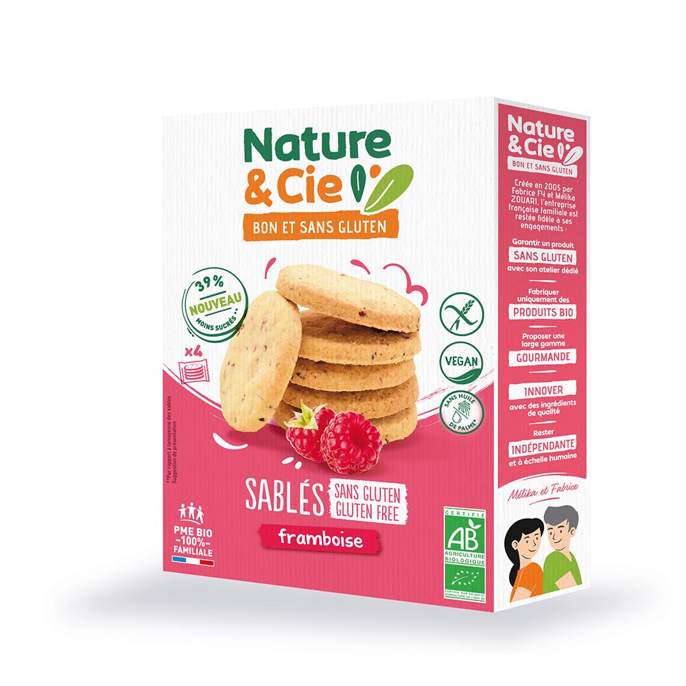 NATURE&CIE Glutenfreies Himbeer-Sablés