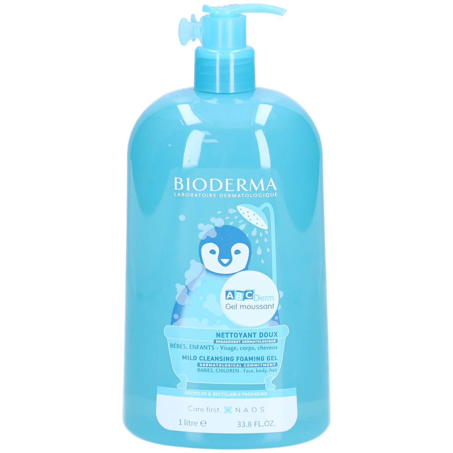 BIODERMA ABCDerm Gel Moussant Nettoyant Doux