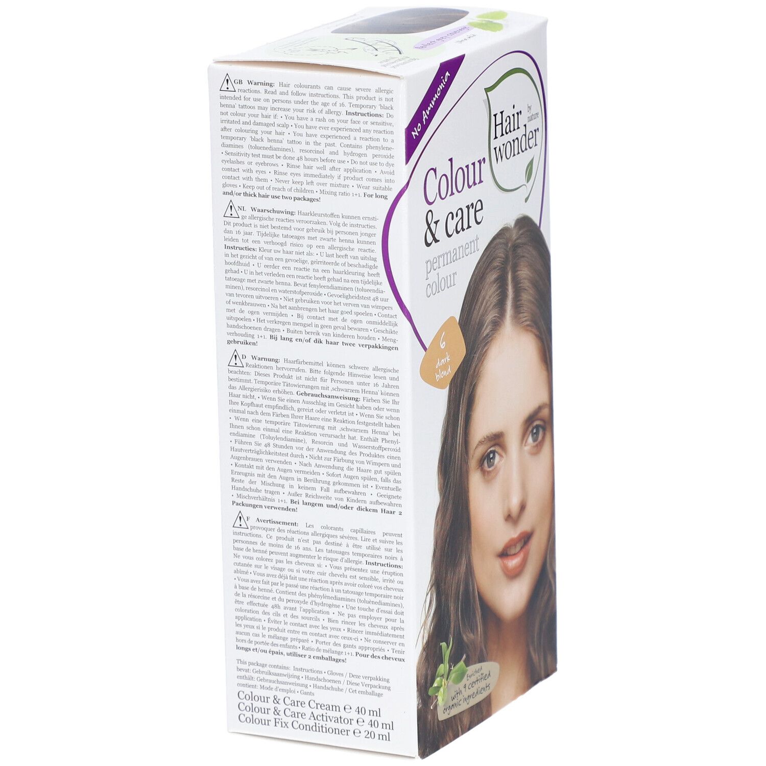 HENNA Hairwonder Colour & Care 6 dunkelblond