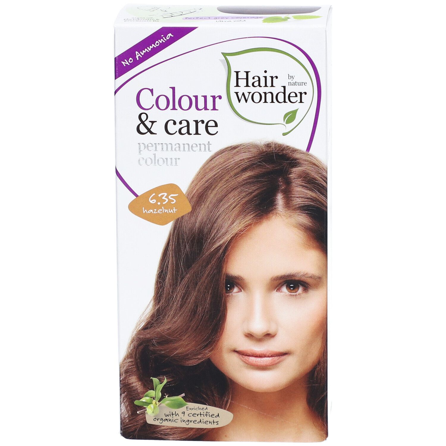 HENNA Hairwonder Colour & Care 6.35 haselnuss