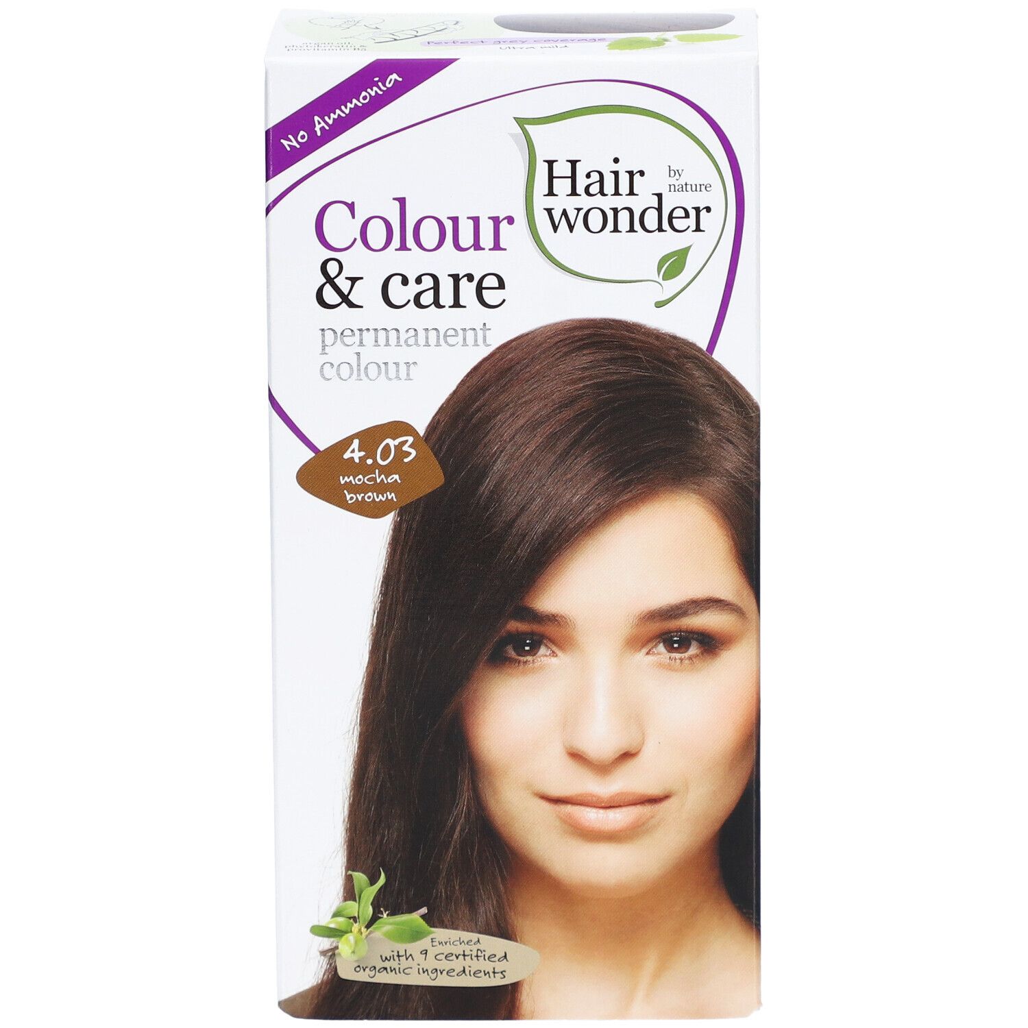 HENNA Hairwonder Colour & Care 4.03 Mokkabraun