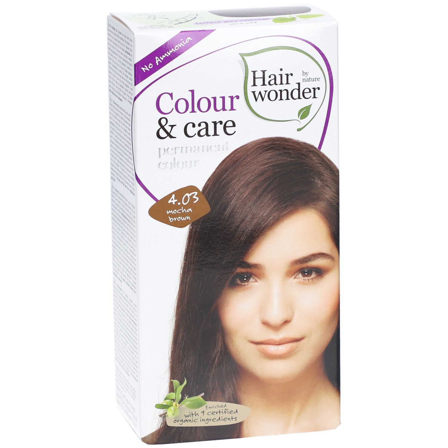HENNA Hairwonder Colour & Care 4.03 Mokkabraun