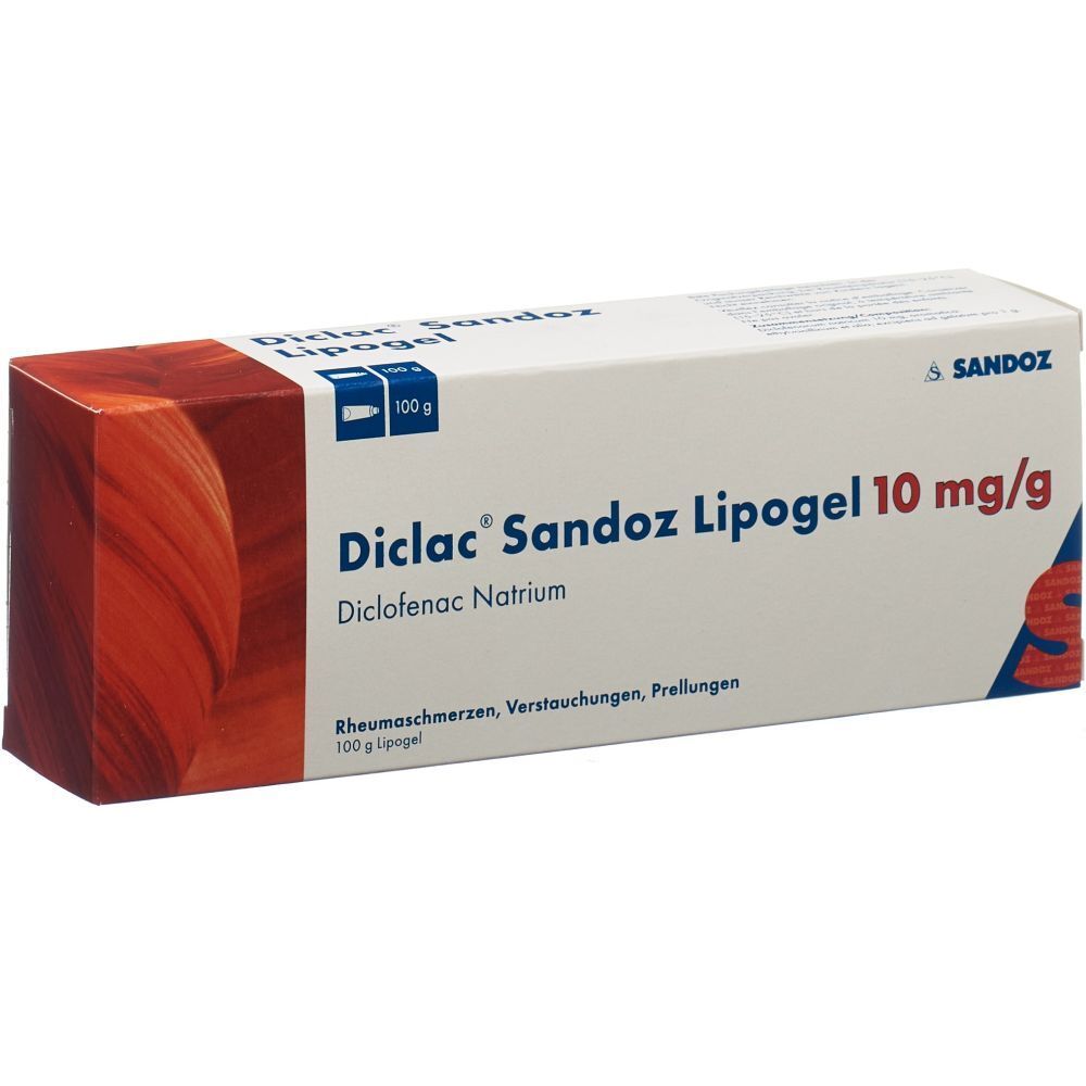 DICLAC Sandoz Lipogel 10 mg/g Tb 100 g