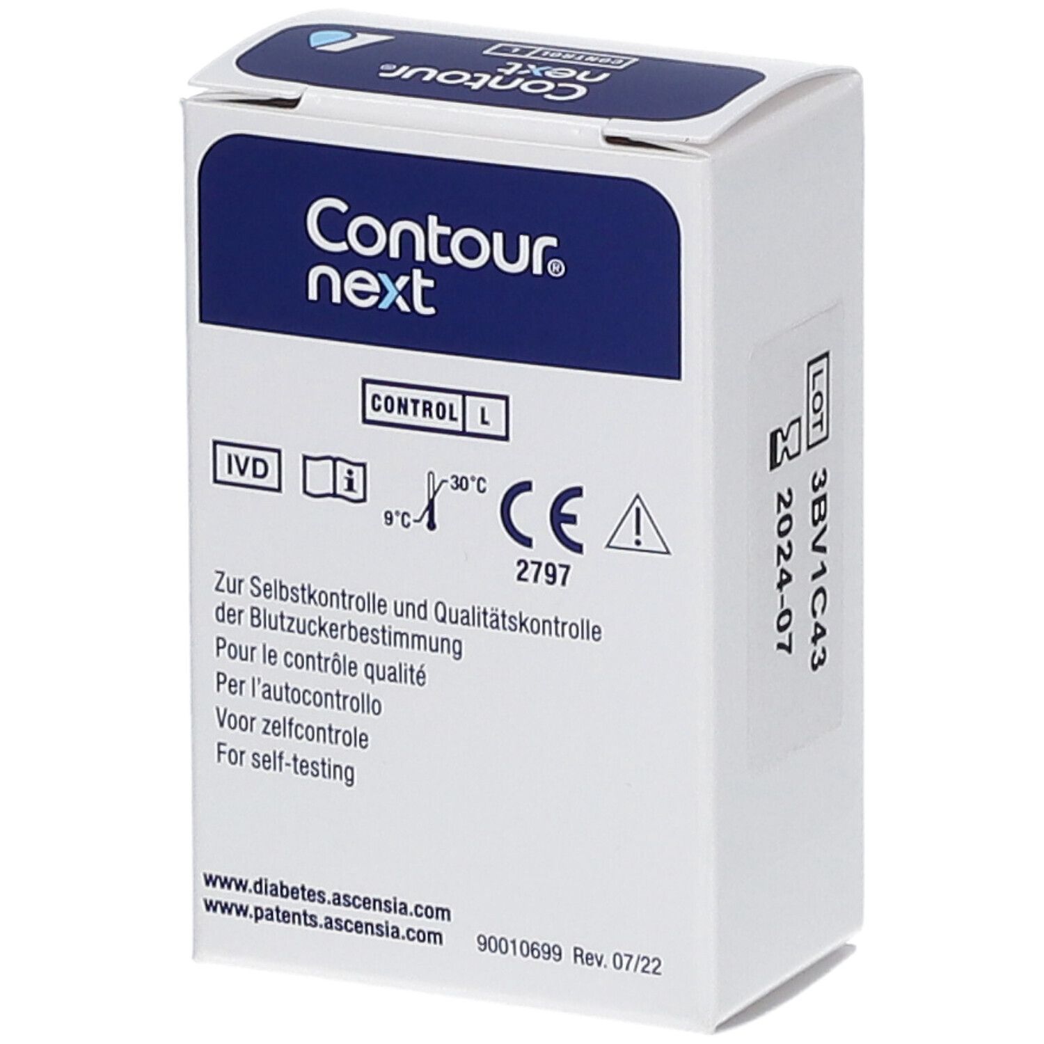 CONTOUR® NEXT Kontrolllösung niedrig