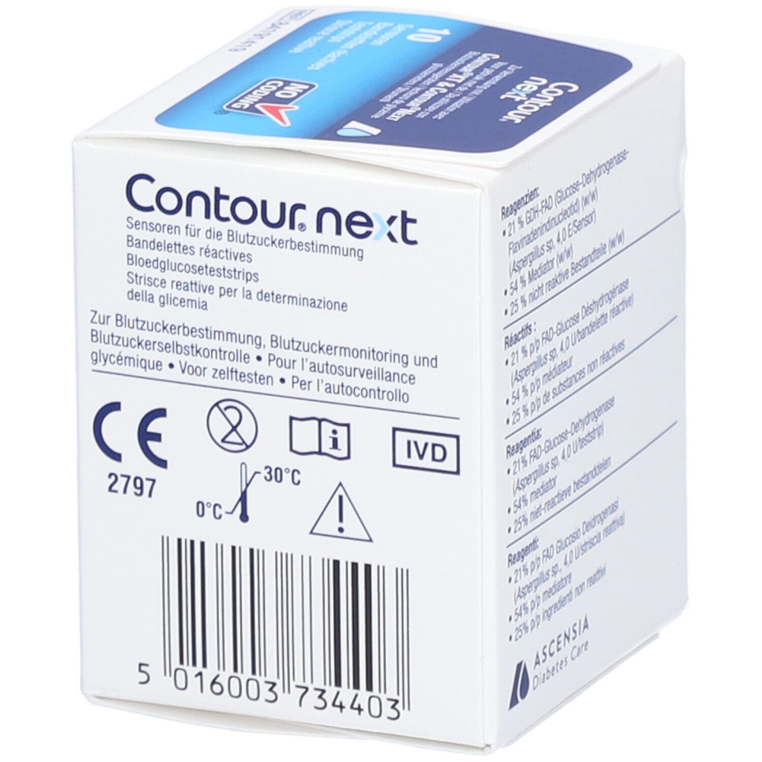 CONTOUR® NEXT Bandelettes réactives