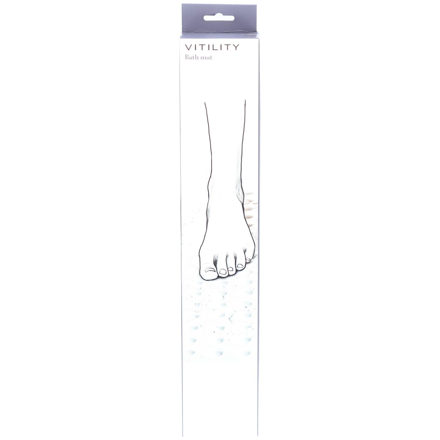 VITILITY Tapis antidérapant pour baignoire 40x70 cm