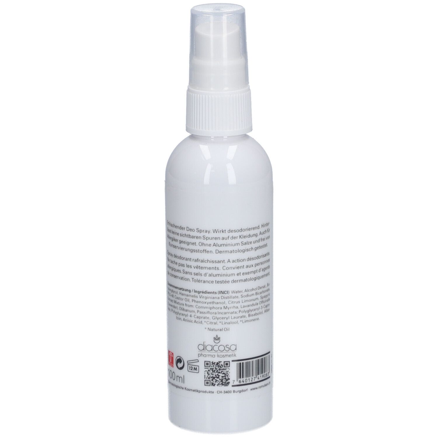 Romulsan® Diacosa Deo Spray peaux sensibles