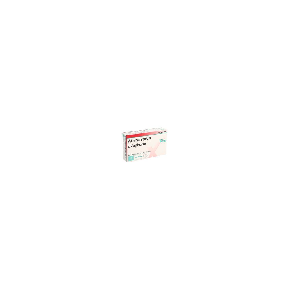 ATORVASTATIN axapharm Filmtabl 10 mg 30 Stk
