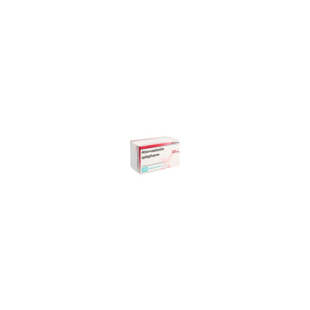 ATORVASTATIN axapharm Filmtabl 20 mg 100 Stk