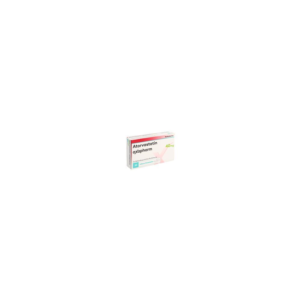 ATORVASTATIN axapharm Filmtabl 40 mg 30 Stk