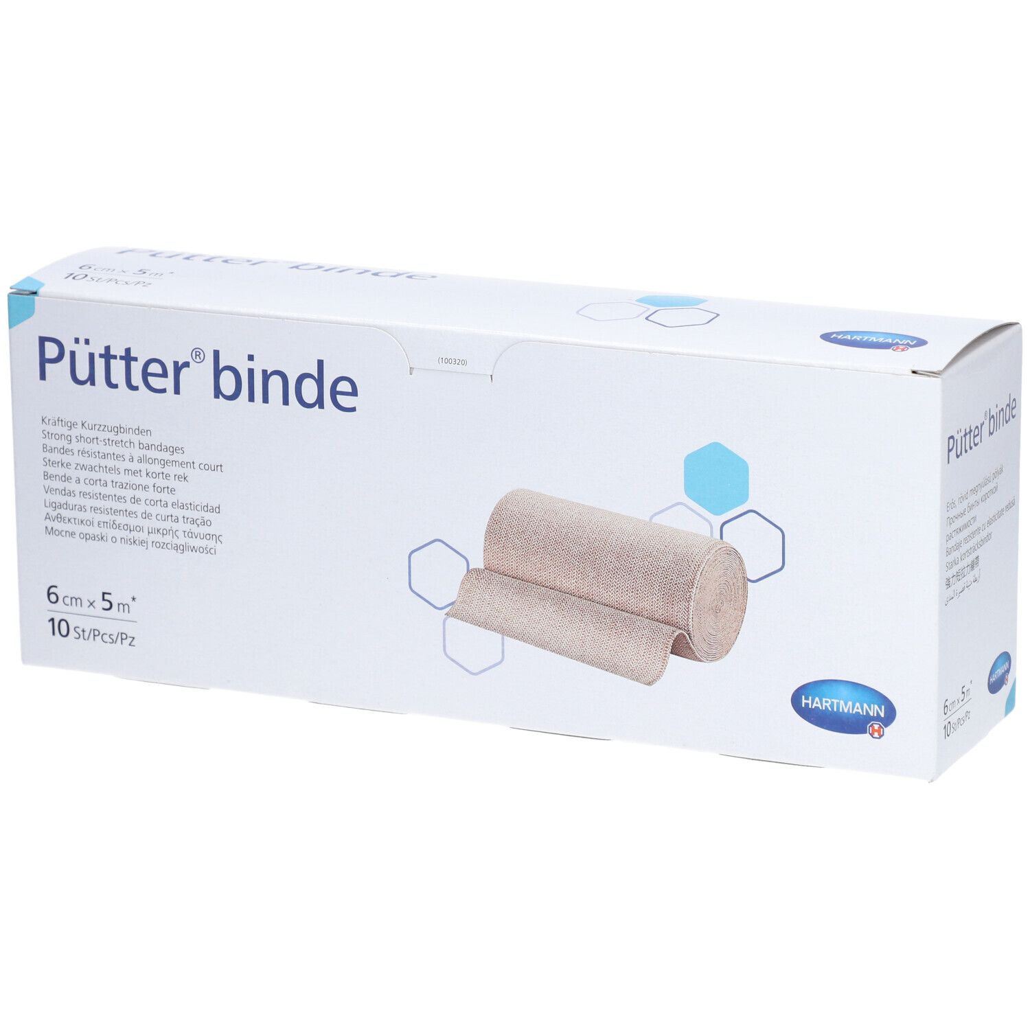 HARTMANN Pütter® Bande de contention 6 cm x 5 m