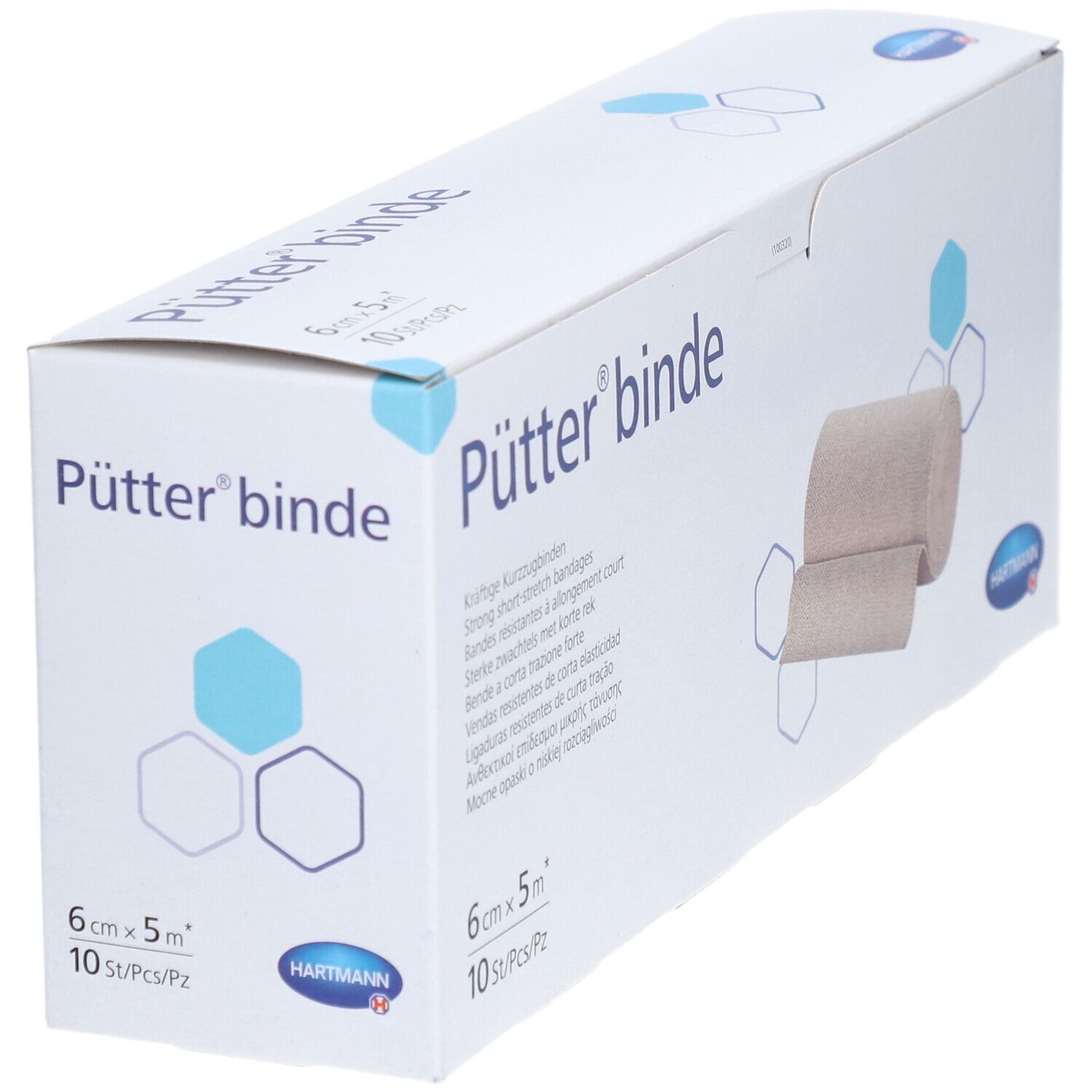 HARTMANN Pütter® Bande de contention 6 cm x 5 m