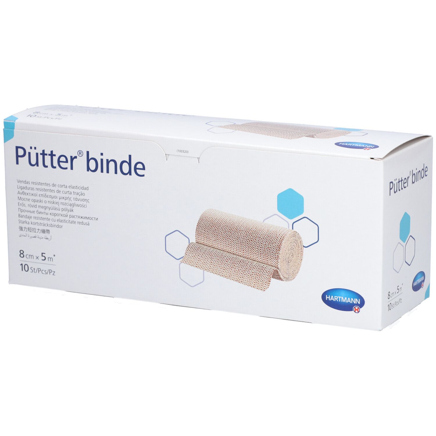 HARTMANN Pütter® Bande de contention 8 cm x 5 m