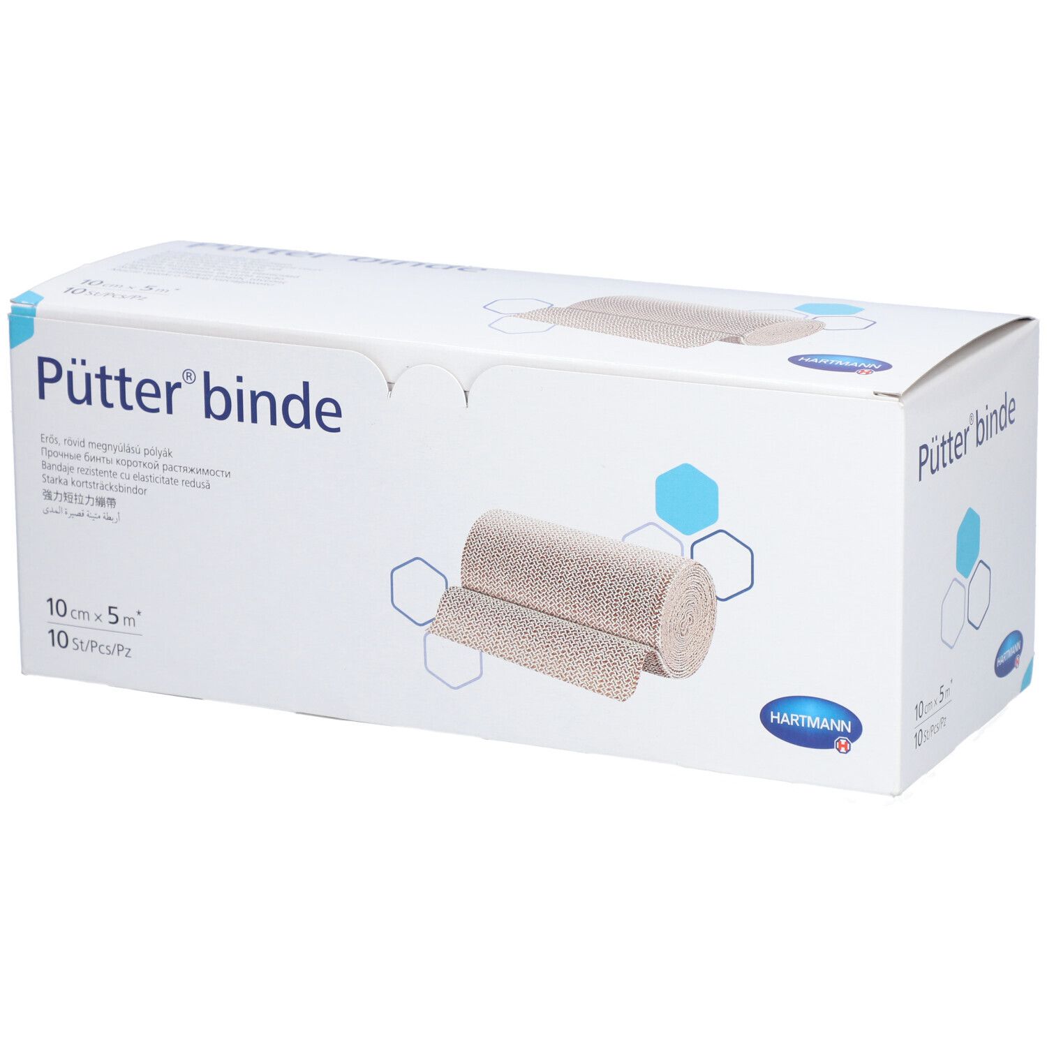 HARTMANN Pütter® Bande de contention 10 cm x 5 m