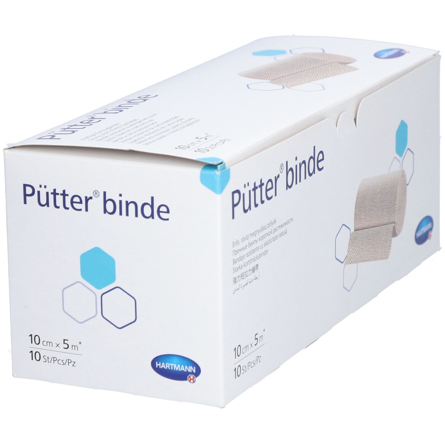 HARTMANN Pütter® Bande de contention 10 cm x 5 m