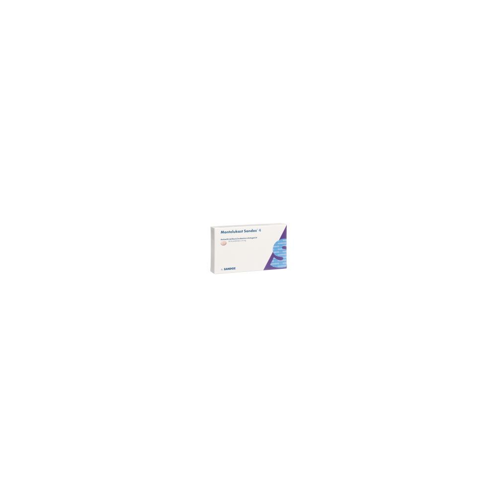 MONTELUKAST Sandoz Kautabl 4 mg 28 Stk