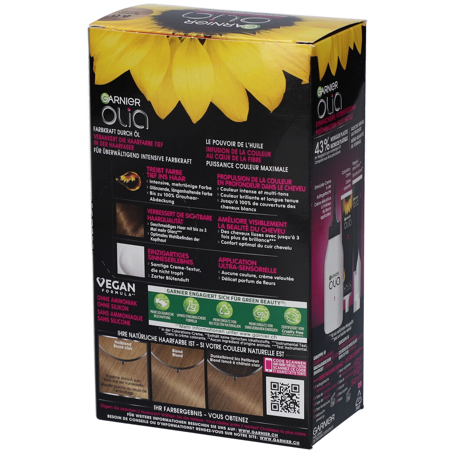 GARNIER Olia Coloration permanente 8.0 Blond Clair