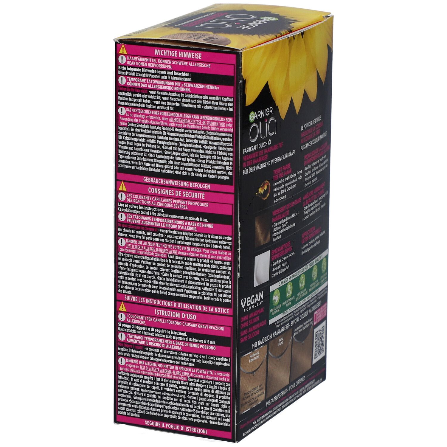 GARNIER Olia Coloration permanente 8.0 Blond Clair