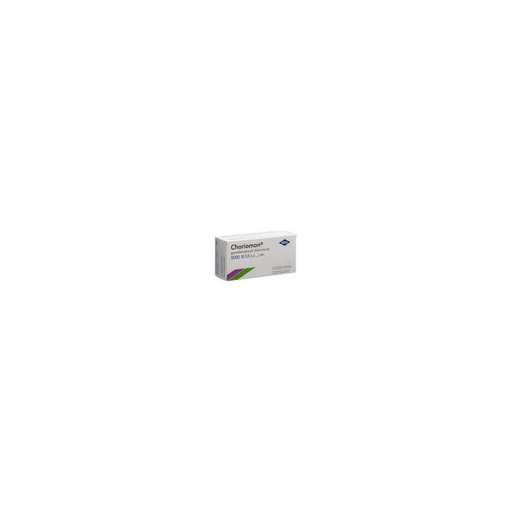 CHORIOMON 5000 IE c Solv (Spritze) Durchstf 3 Stk