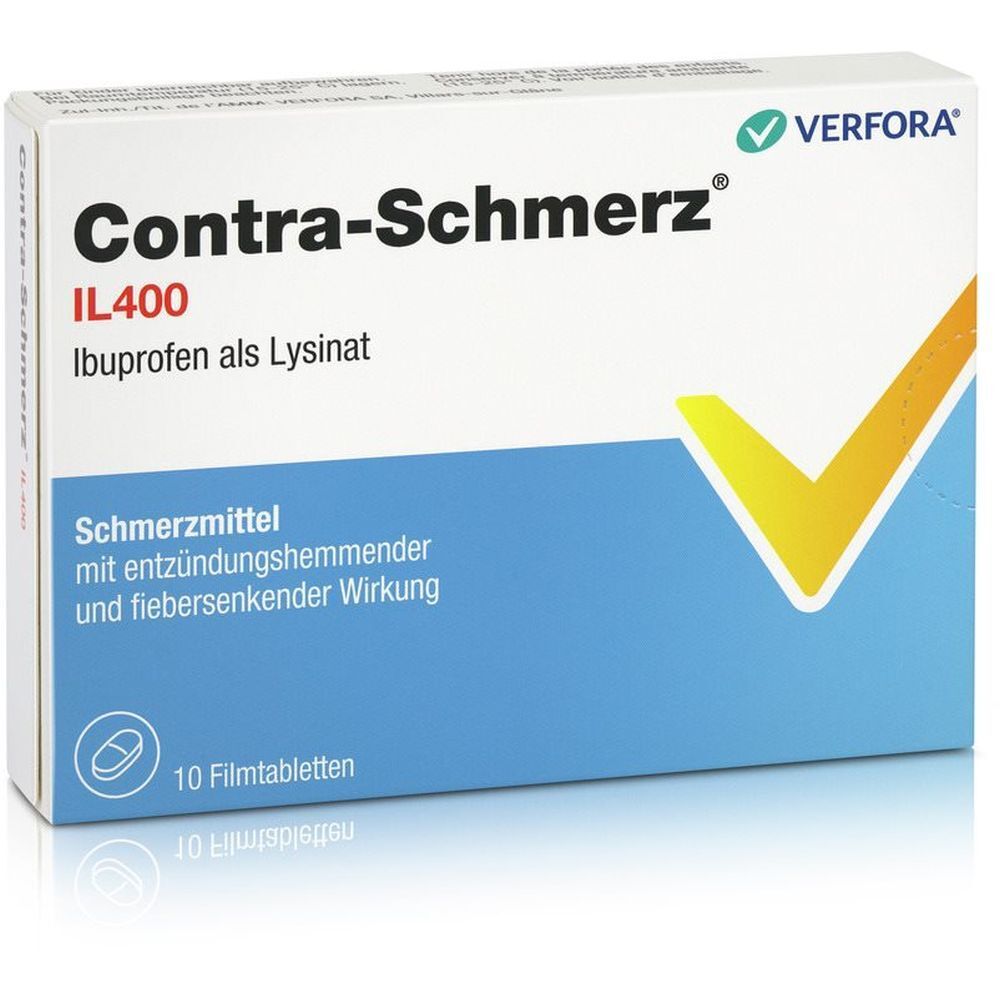 CONTRA-SCHMERZ IL Filmtabl 400 mg 10 Stk