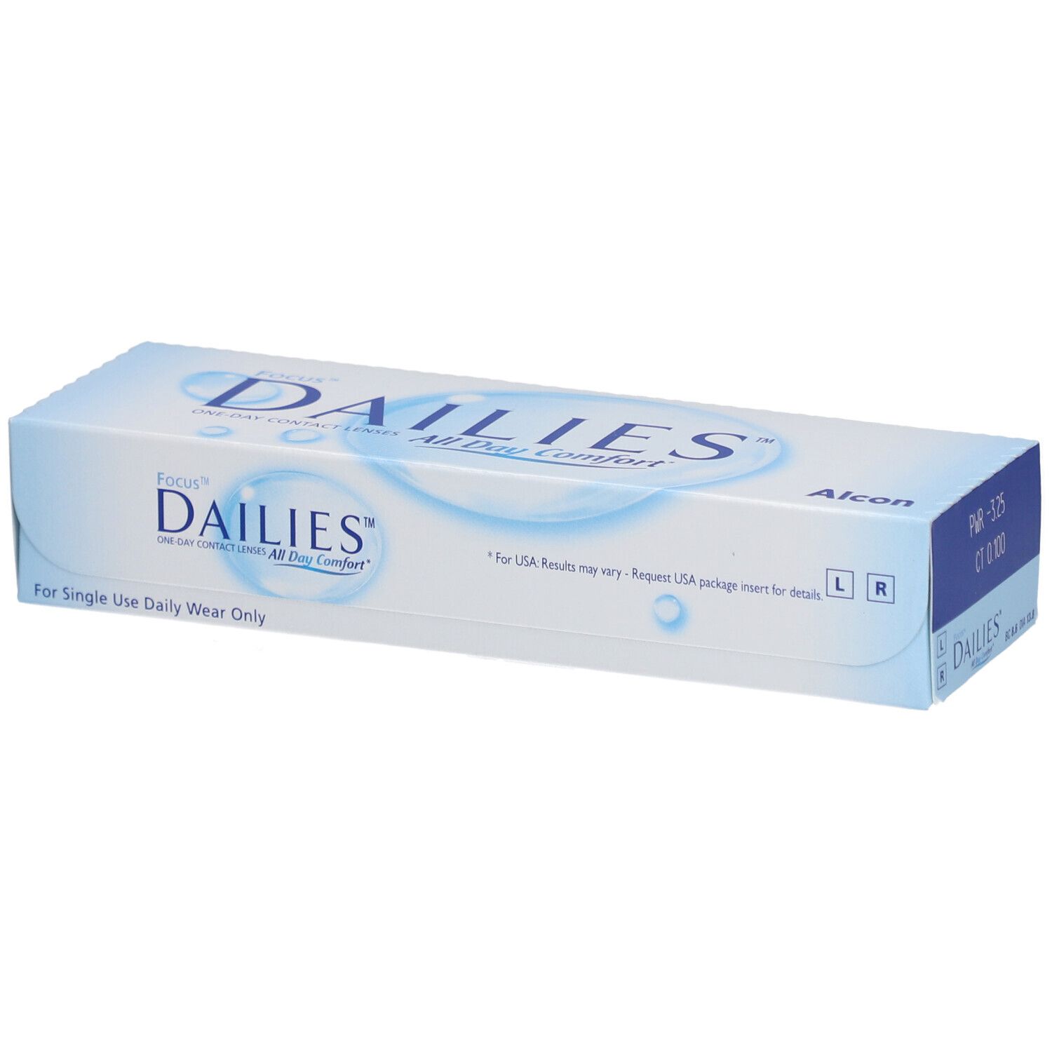FOCUS® DAILIES® All Day Comfort – Tageslinsen -3.25dpt