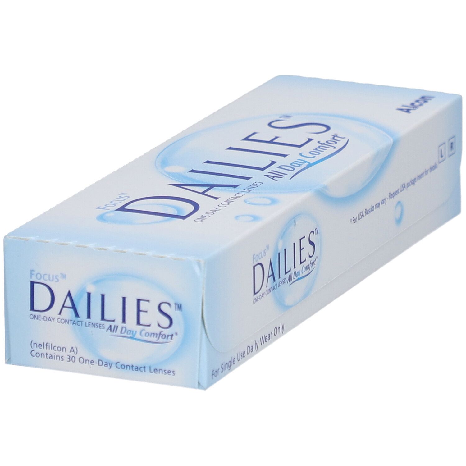 FOCUS® DAILIES® All Day Comfort - Lentilles journalières -4.50dpt