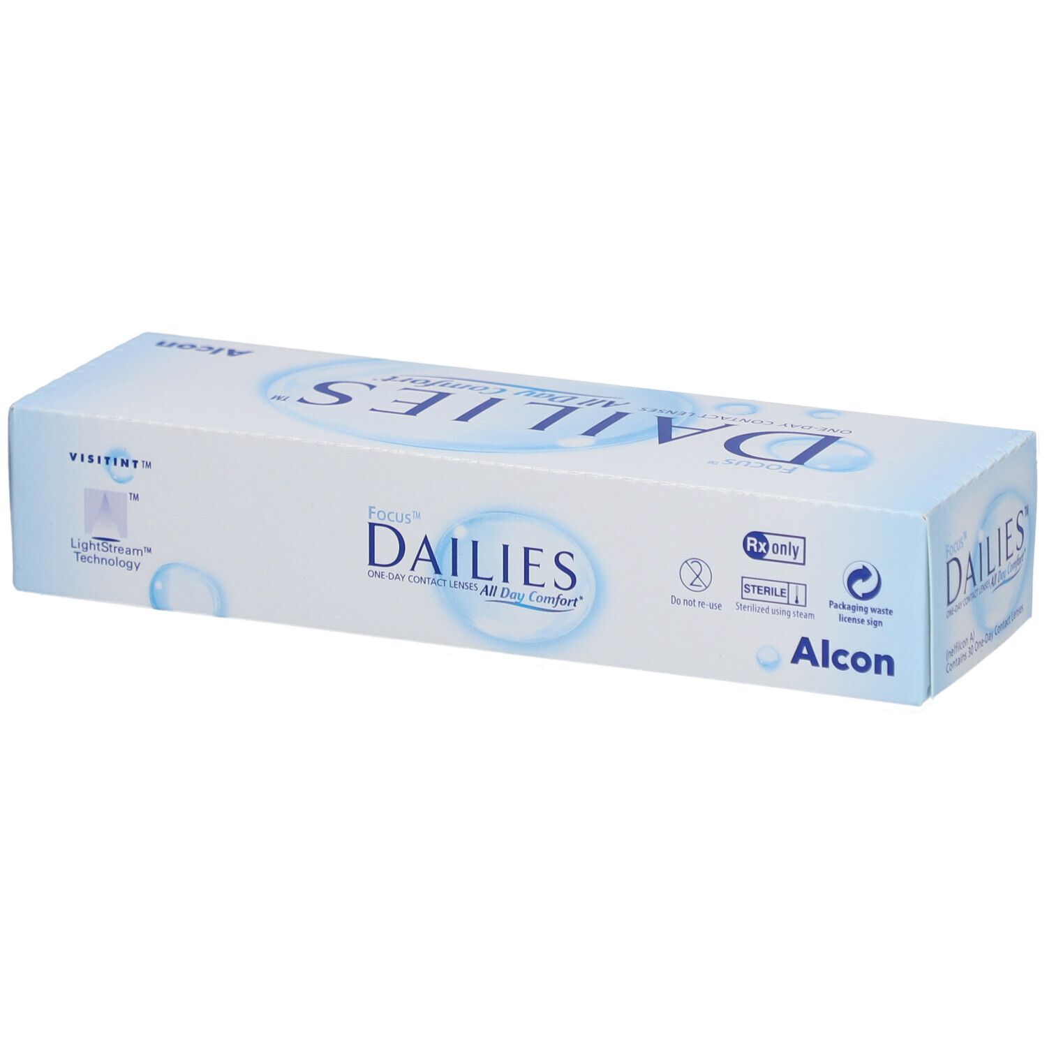 FOCUS® DAILIES® All Day Comfort - Lentilles journalières -4.50dpt